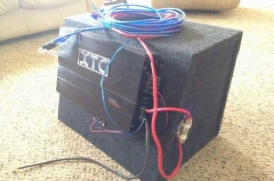 speaker (sub) with amplifier