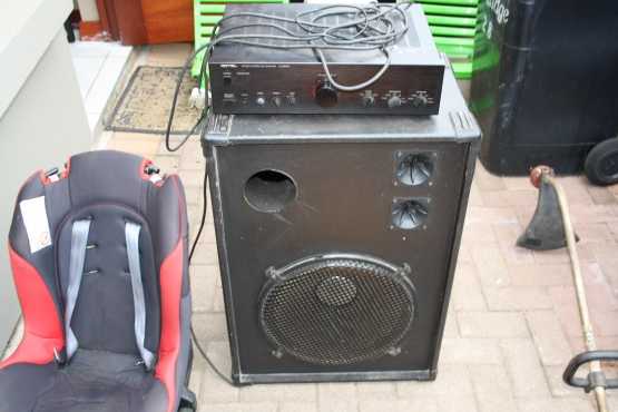 Speaker with Amp