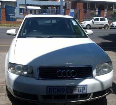 Special Offer Audi A4 1.8t Auto with sunroof for only R 49999.00  Very good car in good condition