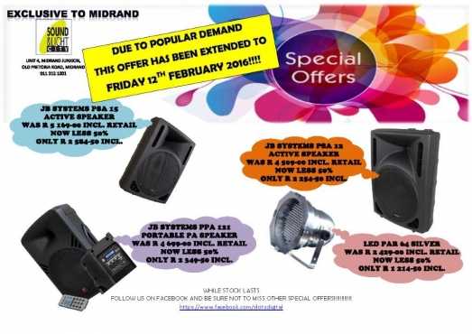 Special Offer Sound and Light City 8th to 12th FEB 2016