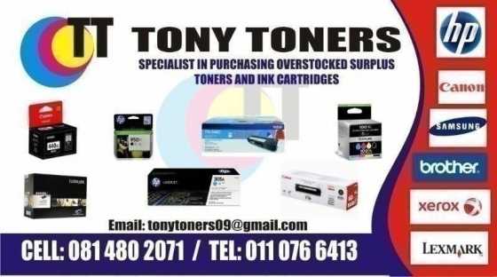 SPECIALIST IN PURCHASING OVERSTOCKED TONERS AND INK CARTRIDGES