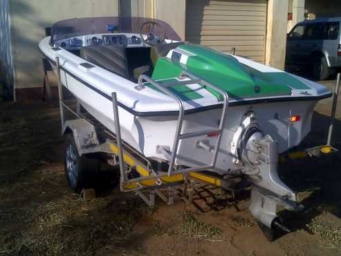 speedboat with trailer for sale or swop for golf