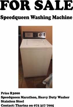 Speedqueen washing Machine For Sale R2500