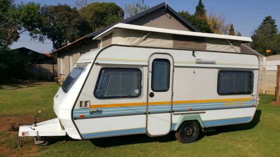 Sprite Sport 03991 model caravan, still in good condition.