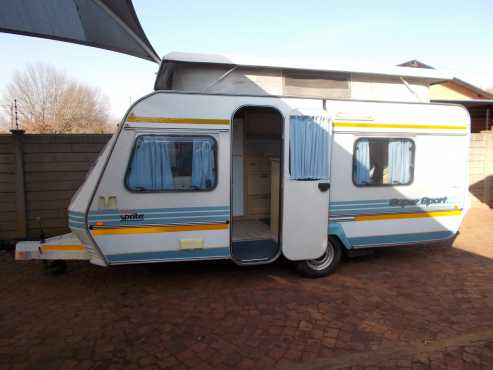 sprite super sport with rally tent with sides