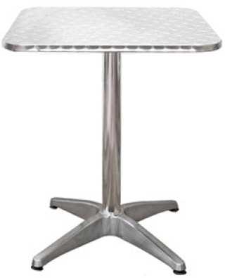 Square Aluminium  tables