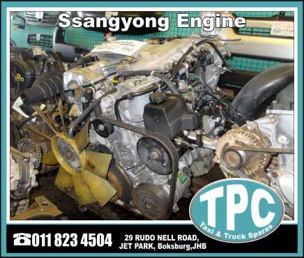 Ssangyong ENGINE - Used Replacement Taxi Parts In Good Condition, For Sale At TPC