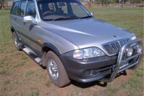 SsangYong Musso 2002 complete car stripping