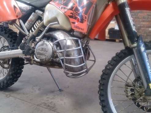 Stainless steel Custom build Off-road bike exhaust guards