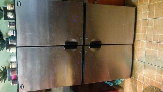 Stainless steel double door fridge amp freezer for sale