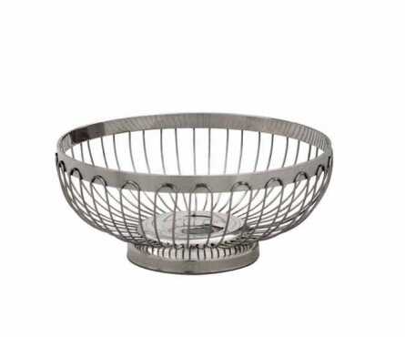 STAINLESS STEEL ROUND BASKET ON PROMOTION