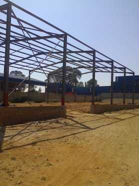 Stand with semi constructed factory for sale