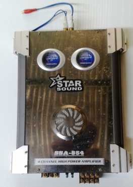 Star Sound SSA-854 Four Channel High Power Amplifier