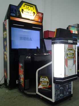 Star wars trilogy de luxe with new 43quot lcd screen,arcade coin op or free play.excellent bargain