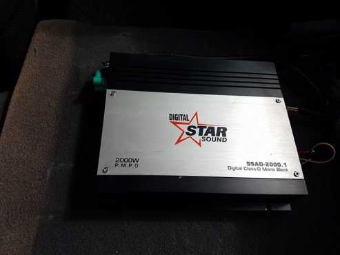 Starsound digital ssad2000.1 monoblock