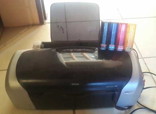 Starting a printing businessGet this Epson Stylus C87 Bulk Ink Printer Giveaway