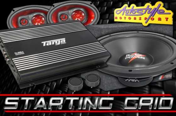 Starting Grid Car Audio Combo System