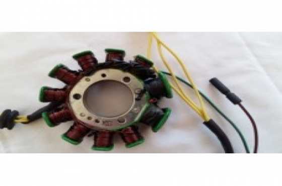 Stator coil CBT 125, 11 Coil, 5 Wire (3Yellow, Green, Black), No Pick Up