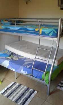 Steel Bunk Bed with Matresses