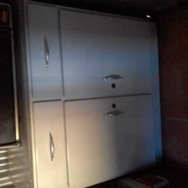 steel kitchen cabinet