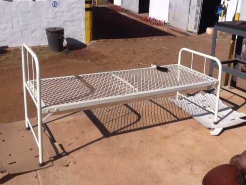 steel single bed