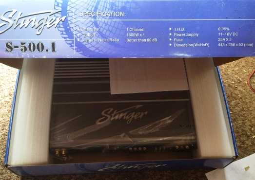 Stinger S-500.1 Mono Block Amplifier