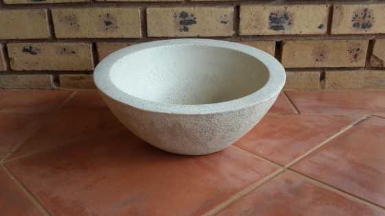 Stone effect top basin