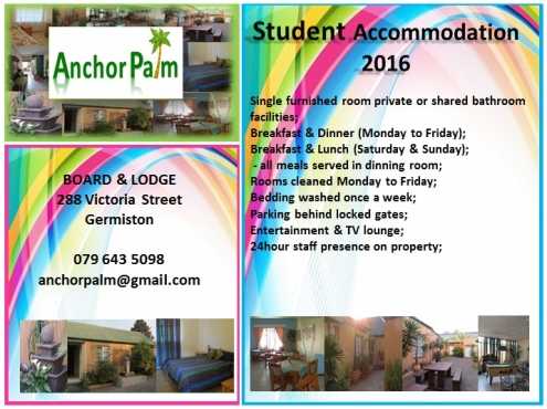 Student Accommodation - Close to Boston College Germiston