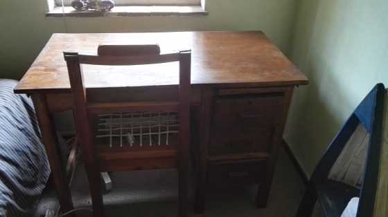 Study desk with chair