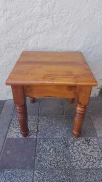 Stunning Oregon Pine Side Table