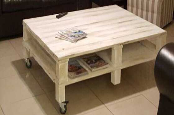 Stunning pallet coffee tables for sale.