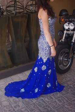 Stunning - Royal Blue Imported Evening Gown