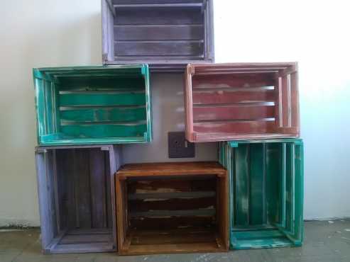 Stunning wooden crates