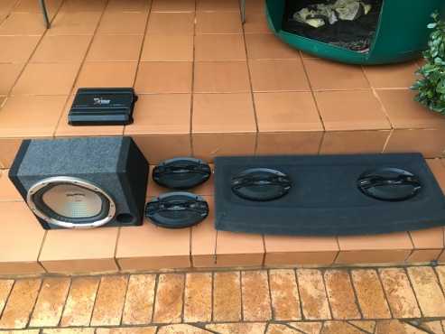 Sub, Amp and 4 6X9039s all in perfect condition