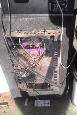 sub amp and box