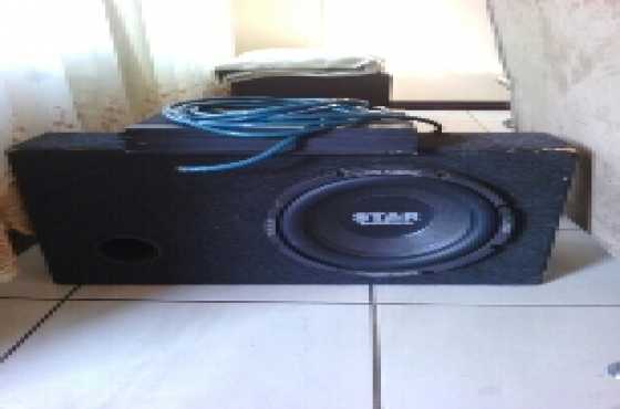 sub and amp for sales