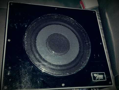 Sub, subwoofer with built in Amp. 10 Inch