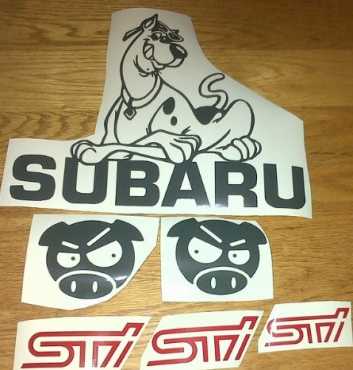 Subaru decals stickers graphics - Many designs to choose from