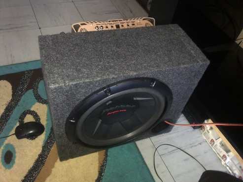 subwoofer and amp for sale