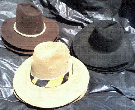 Suede Leather quotVelliesquot bush hats