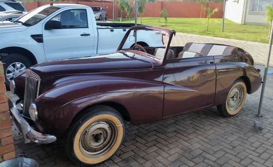 sunbeam talbot 80 convertable 1948 only one in SA