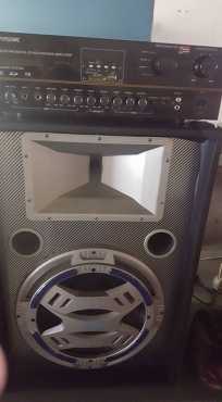 Supersonic USB SD FM Digital karaoke amp