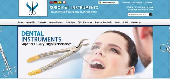 SURGICAL INSTRUMENTS, DENTAL INSTRUMENTS, VETERINARY INSTRUMENTS, MANICURE, SALON SCISSORS, BEAUTY I