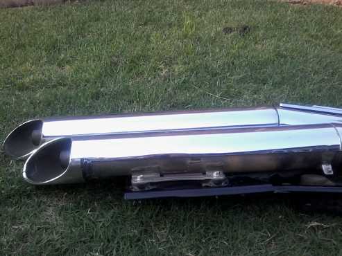 Suzuki Boulevard 1800 Original Chrome Exhaust 2007 Model