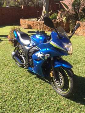 Suzuki Gixxer 150cc  553km on the clock