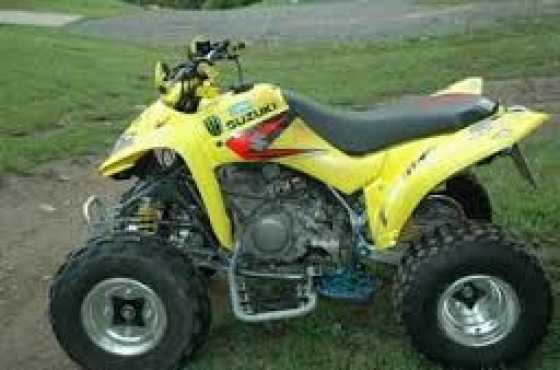 Suzuki LTZ 250 spares and repairs and Pickup and delivery in Boksburg area