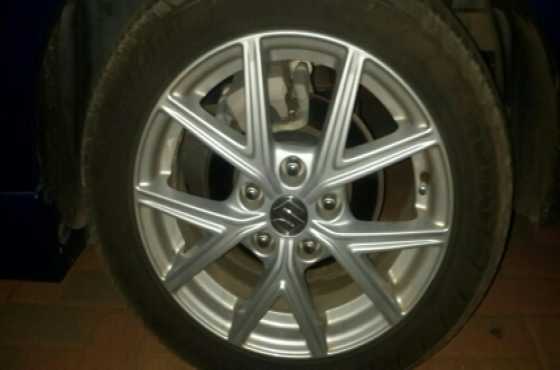 suzuki swift sport wheels and tyres