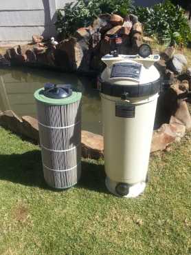 Swimming pool cartridge filter