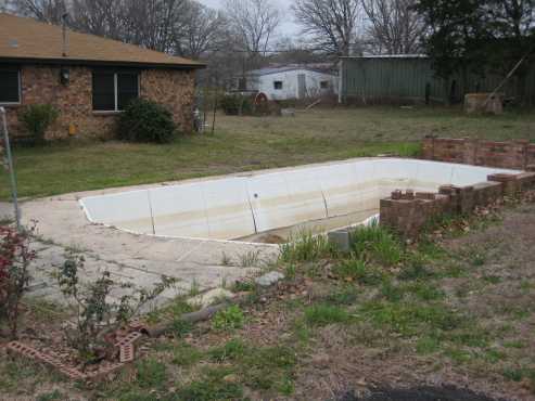 Swimming pool demolition