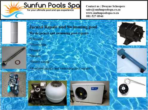 Swimming Pool Repairs,Jacuzzi Repairs